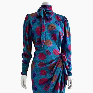 Silk Wrap Dress, Fall 1985