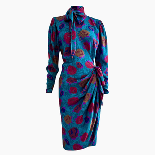 Silk Wrap Dress, Fall 1985