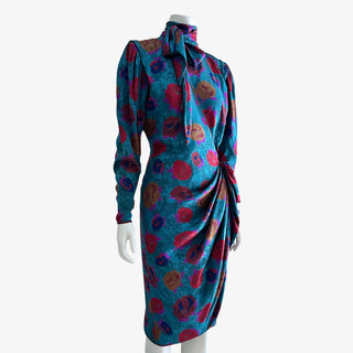Silk Wrap Dress, Fall 1985