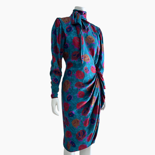 Silk Wrap Dress, Fall 1985