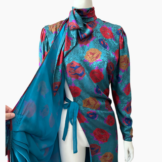Silk Wrap Dress, Fall 1985