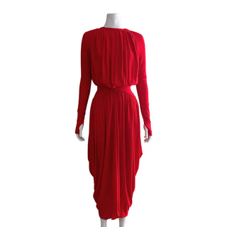 Red Midi-Dress, Pre-Fall 2017 NWT