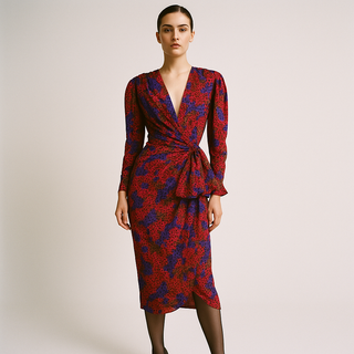 Vintage Silk Dress, Fall 1985
