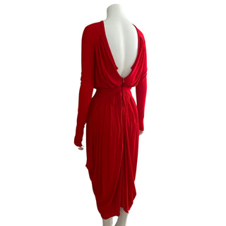 Red Midi-Dress, Pre-Fall 2017 NWT
