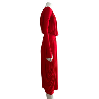 Red Midi-Dress, Pre-Fall 2017 NWT