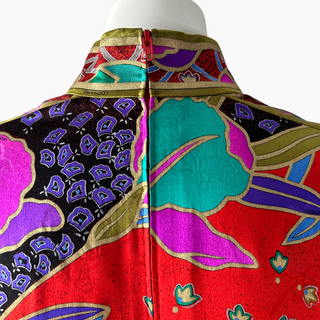 Printed Silk Tunic Dress