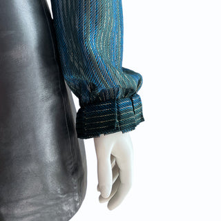 Ruffled Silk Blouse
