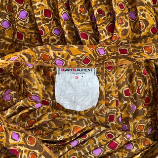 Vintage YSL Silk Skirt
