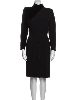 nouvelle 80s mock neck dress